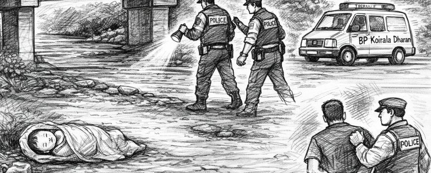 झापामा नवजात शिशुको शव फेला